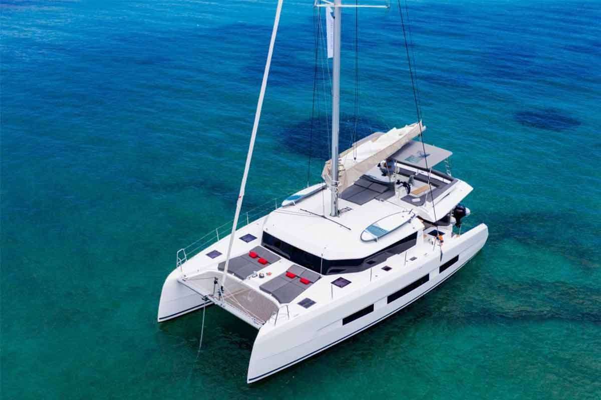 Book Dufour 48 Catamaran - 5 + 1 cab. Catamaran for bareboat charter in Capo D'orlando Marina, Sicily, Italy with TripYacht!, picture 1