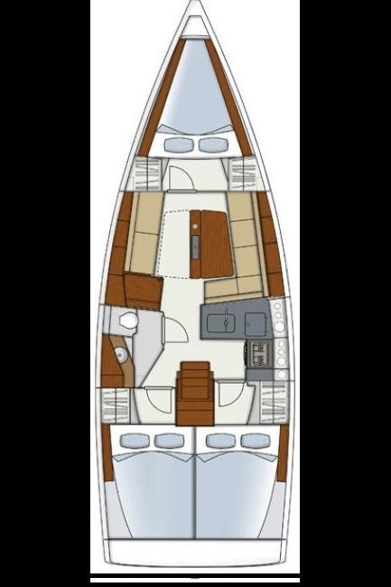 Book Hanse 345 Sailing yacht for bareboat charter in Marina Solna - Kołobrzeg, West Pomeranian, Poland with TripYacht!, picture 2