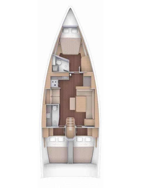 Book Dufour 430 - 3 cab. Sailing yacht for bareboat charter in Annapolis, Chesapeake Bay, Chesapeake Bay, USA with TripYacht!, picture 2