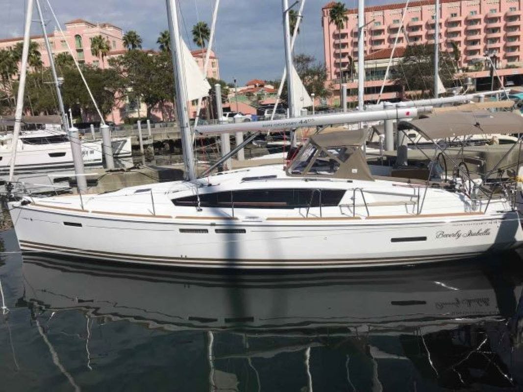 Book Sun Odyssey 44 DS Sailing yacht for bareboat charter in St. Petersburg, Vinoy Marina, Florida, USA with TripYacht!, picture 1