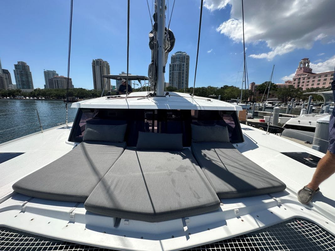 Book Fountaine Pajot Lucia 40 Catamaran for bareboat charter in St. Petersburg, Vinoy Marina, Florida, USA with TripYacht!, picture 4