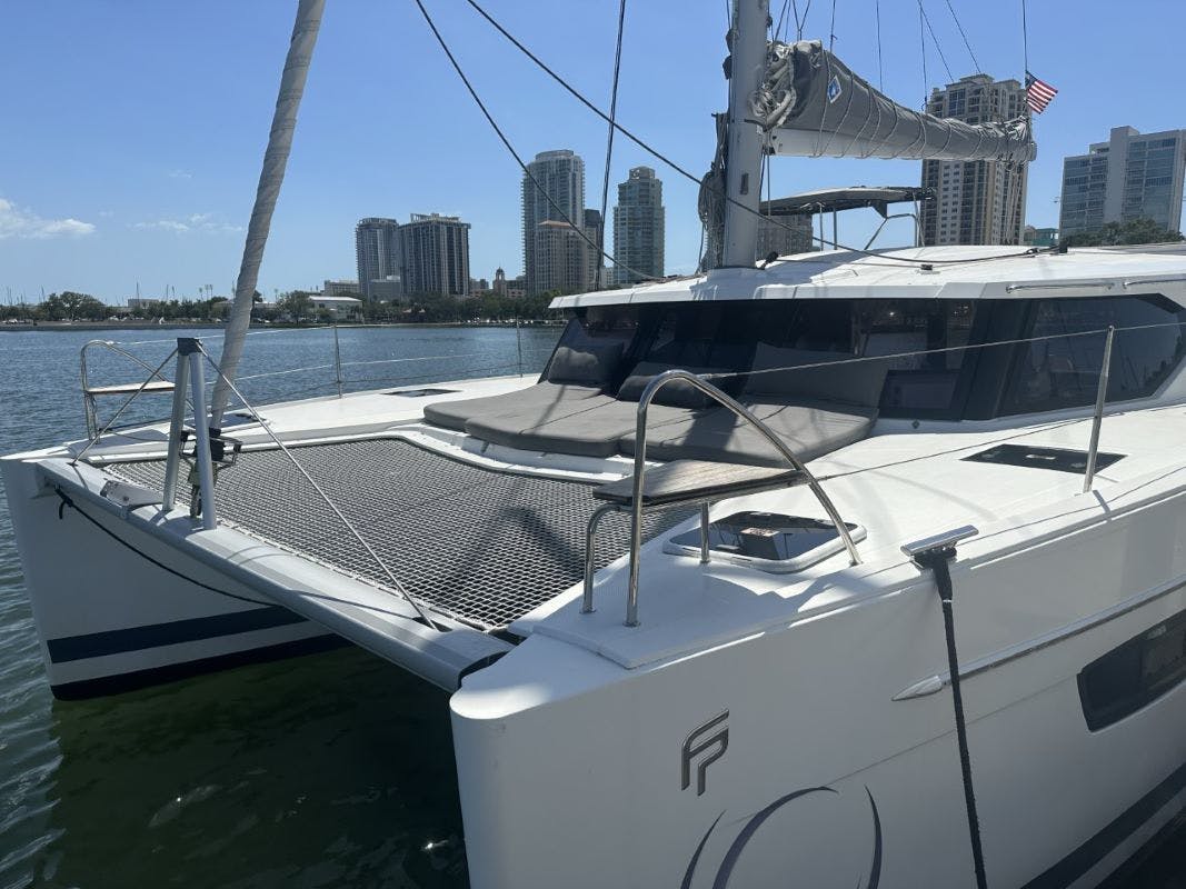 Book Fountaine Pajot Lucia 40 Catamaran for bareboat charter in St. Petersburg, Vinoy Marina, Florida, USA with TripYacht!, picture 3