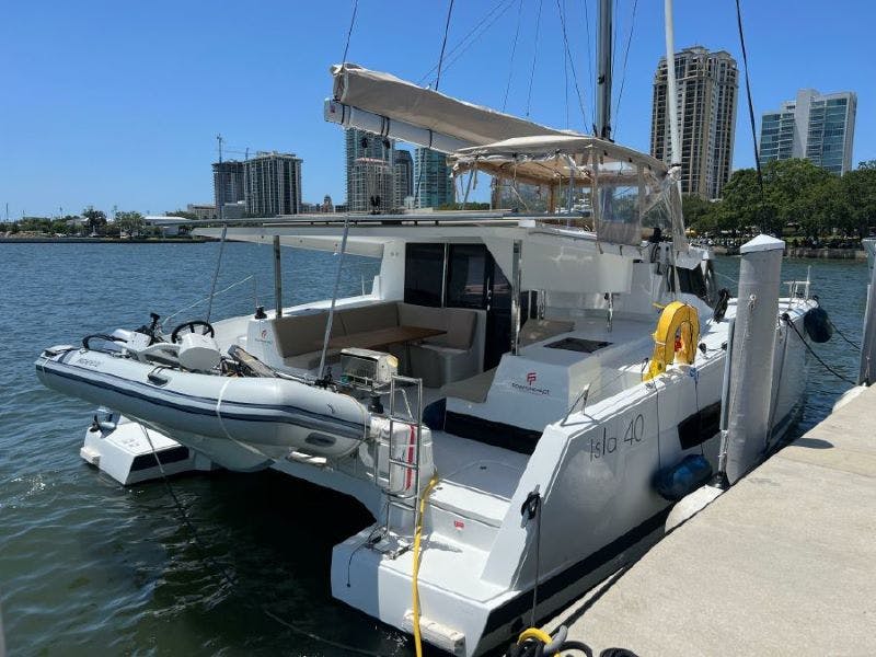 Book Fountaine Pajot Isla 40 - 3 cab. Catamaran for bareboat charter in St. Petersburg, Vinoy Marina, Florida, USA with TripYacht!, picture 1