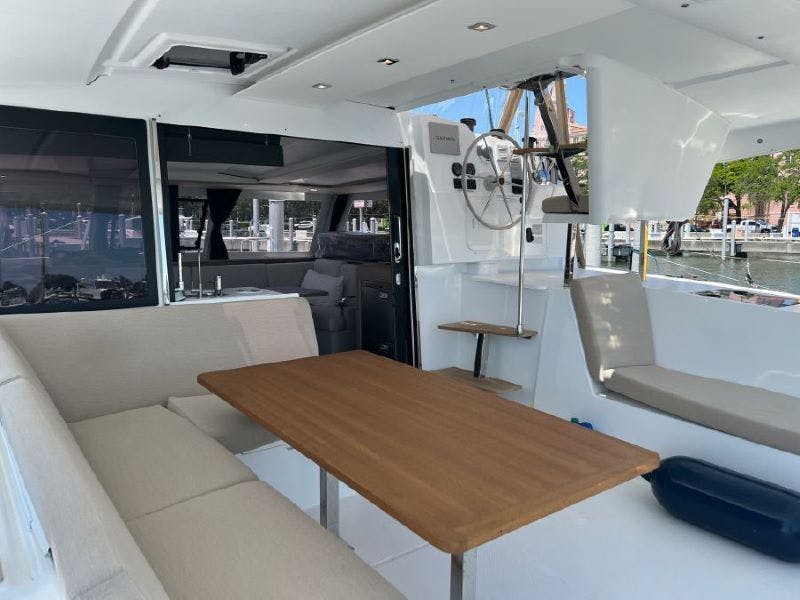 Book Fountaine Pajot Isla 40 - 3 cab. Catamaran for bareboat charter in St. Petersburg, Vinoy Marina, Florida, USA with TripYacht!, picture 4