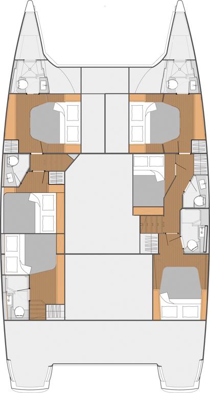 Fountaine Pajot Saba 50 - 6 + 1 cab., picture 2