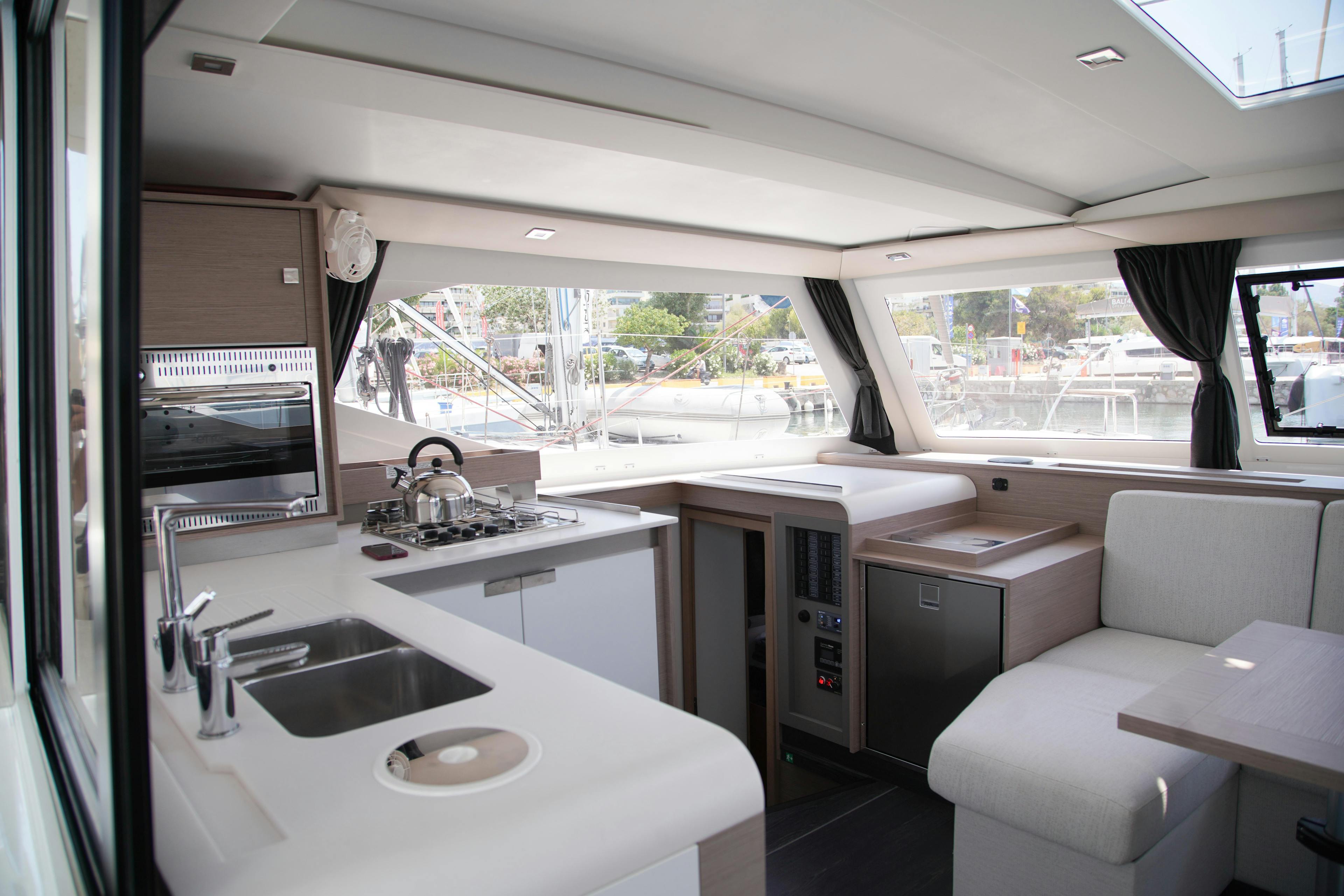Book Fountaine Pajot Isla 40 - Quatuor Catamaran for bareboat charter in Port of Kavala, Northern Greece/Aegean, Greece with TripYacht!, picture 13