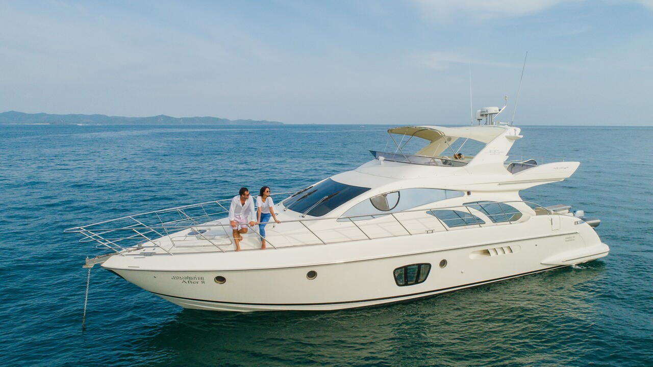 Book Azimut 55 Motor yacht for bareboat charter in Phuket, Ao Po Grand Marina, Phuket, Thailand  with TripYacht!, picture 1