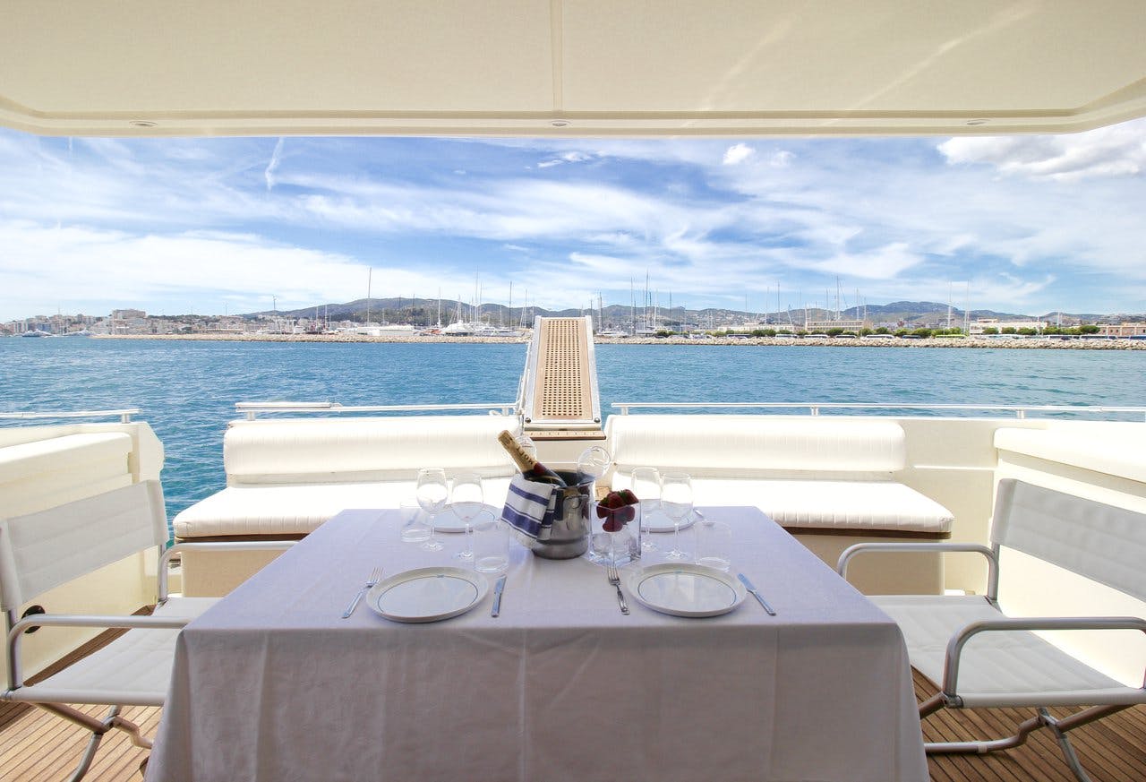 Book Ferretti Yachts 175 Fly Motor yacht for bareboat charter in Palma de Mallorca, La Lonja, Balearic Islands, Spain with TripYacht!, picture 16