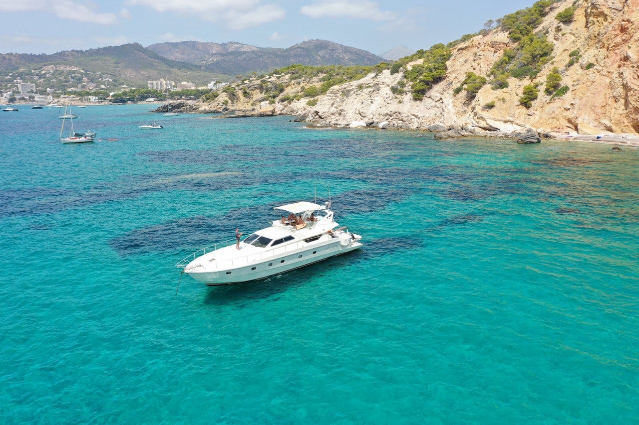 Book Ferretti Yachts 175 Fly Motor yacht for bareboat charter in Palma de Mallorca, La Lonja, Balearic Islands, Spain with TripYacht!, picture 4