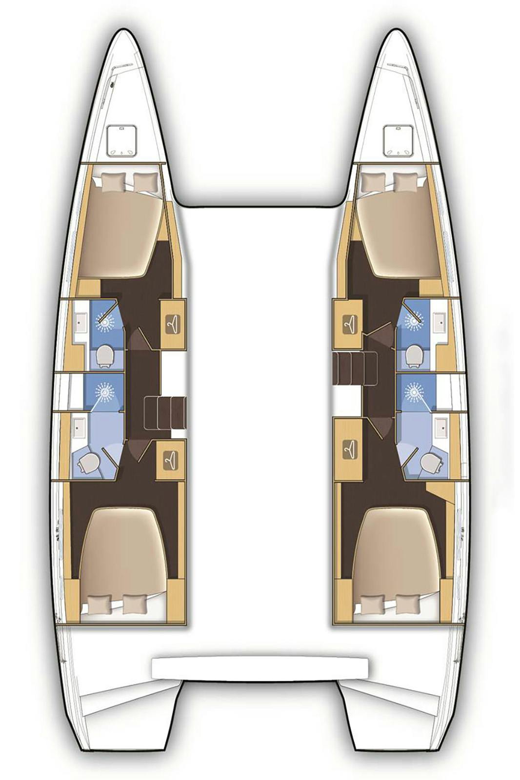 Book Lagoon 42 - 4 + 1 cab. Catamaran for bareboat charter in Fethiye, Yacht Club Mai, Mediterranean, Turkey with TripYacht!, picture 2