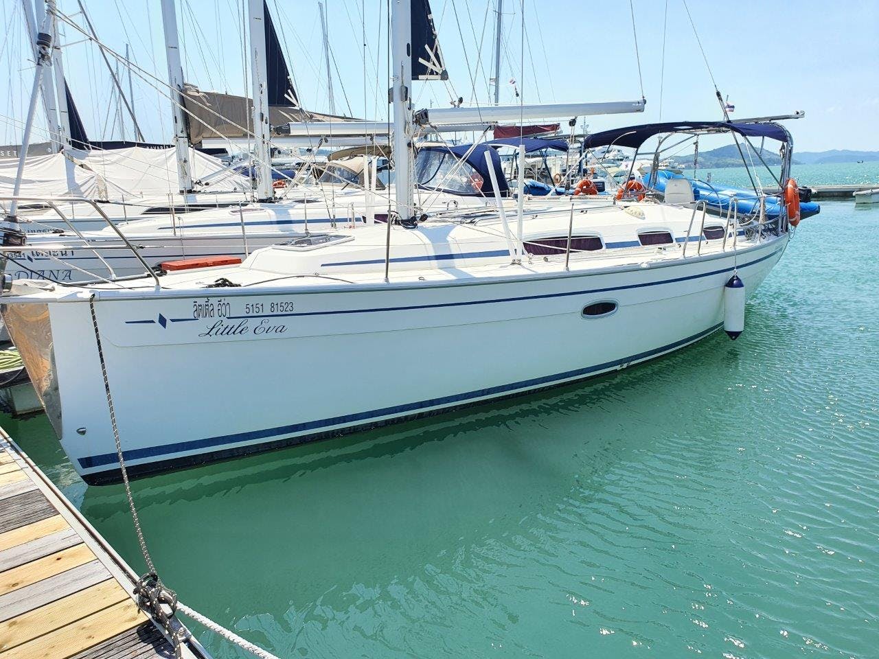 Book Bavaria 34 Cruiser - 2 cab. Sailing yacht for bareboat charter in Phuket, Yacht Haven Marina, Phuket, Thailand  with TripYacht!, picture 1