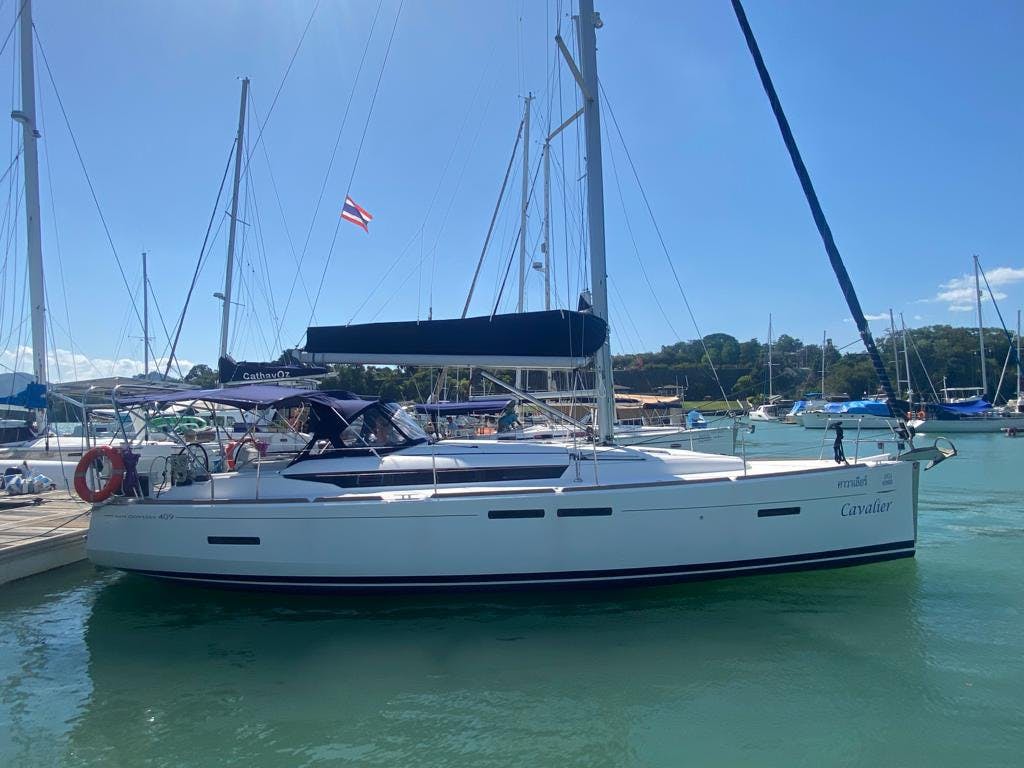 Book Sun Odyssey 409 Sailing yacht for bareboat charter in Phuket, Yacht Haven Marina, Phuket, Thailand  with TripYacht!, picture 1