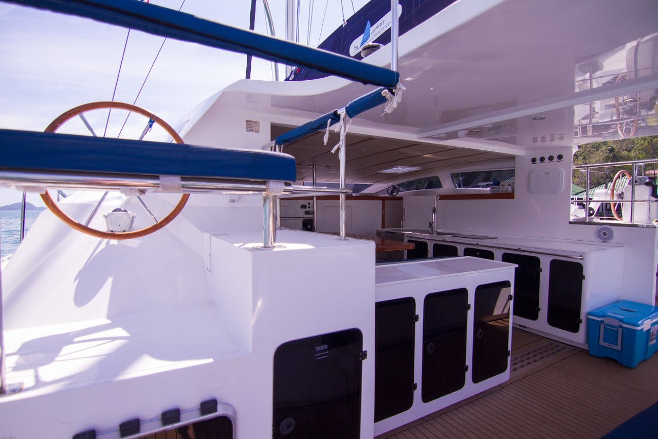 Book Island Spirit 38 - 4 cab. Catamaran for bareboat charter in Koh Chang, Ko Chang, Thailand  with TripYacht!, picture 9