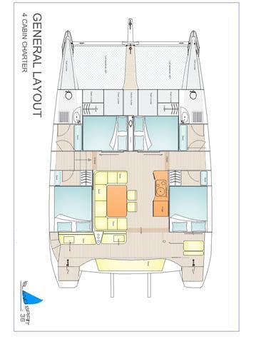 Book Island Spirit 38 - 4 cab. Catamaran for bareboat charter in Koh Chang, Ko Chang, Thailand  with TripYacht!, picture 2