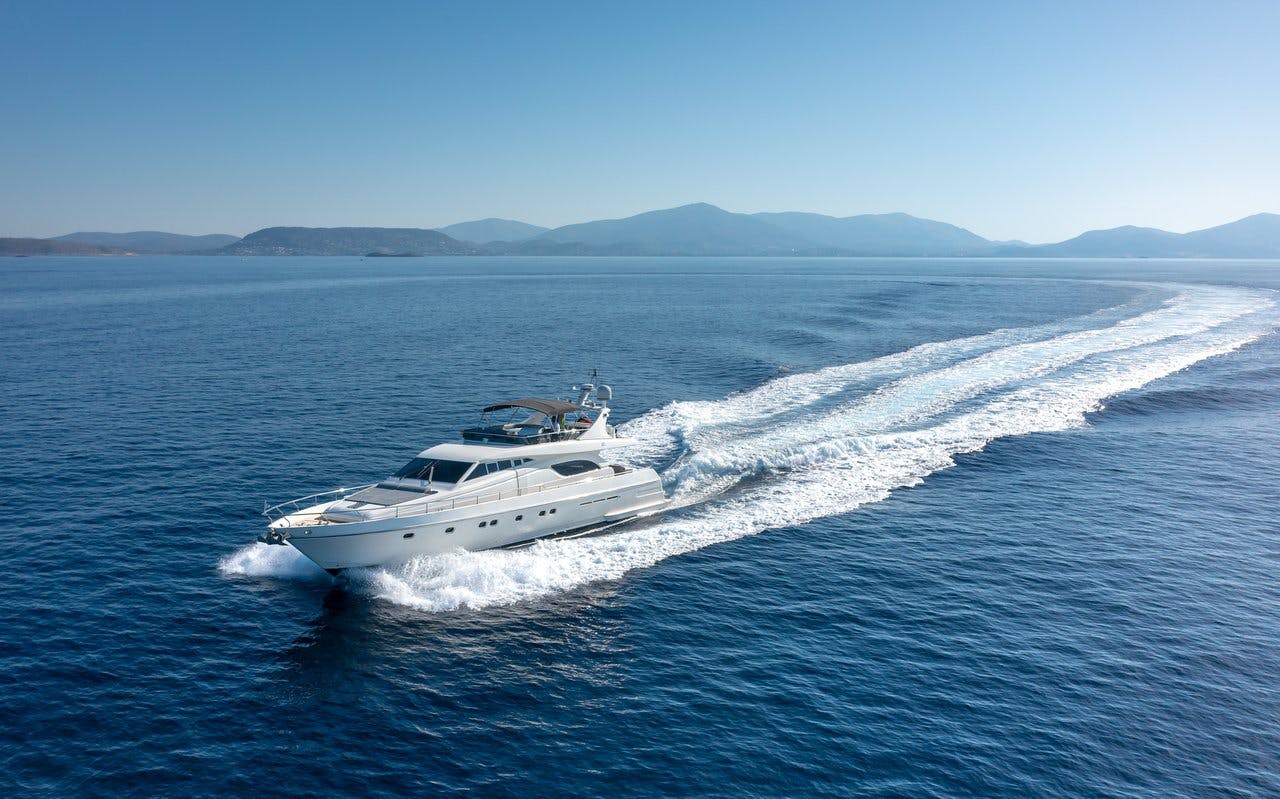 Book Ferretti Yachts 720 Luxury motor yacht for bareboat charter in Athens, Alimos marina, Athens area/Saronic/Peloponese, Greece with TripYacht!, picture 5