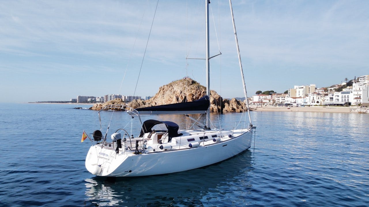 Book Dufour 44 - 4 cab. Sailing yacht for bareboat charter in Barcelona, Catalonia, Spain with TripYacht!, picture 1