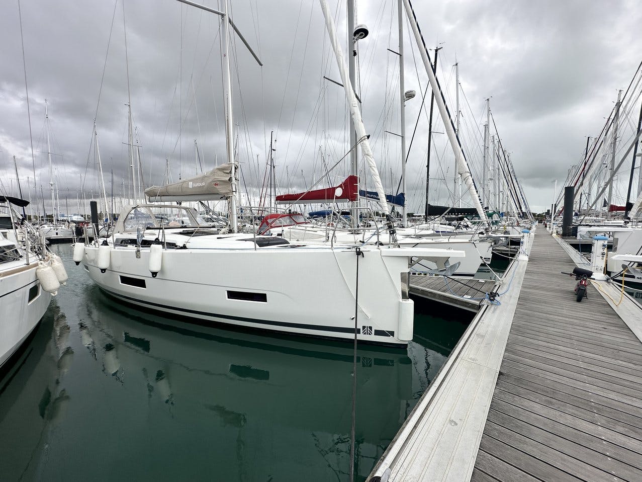 Book Dufour 390 Sailing yacht for bareboat charter in French Atlantic, La Rochelle, Poitou-Charentes, France with TripYacht!, picture 3
