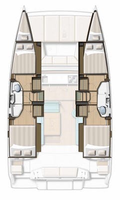 Book Bali Catsmart - 4 + 2 cab. Catamaran for bareboat charter in Tivat, Marina Solila, Montenegro, Montenegro  with TripYacht!, picture 2