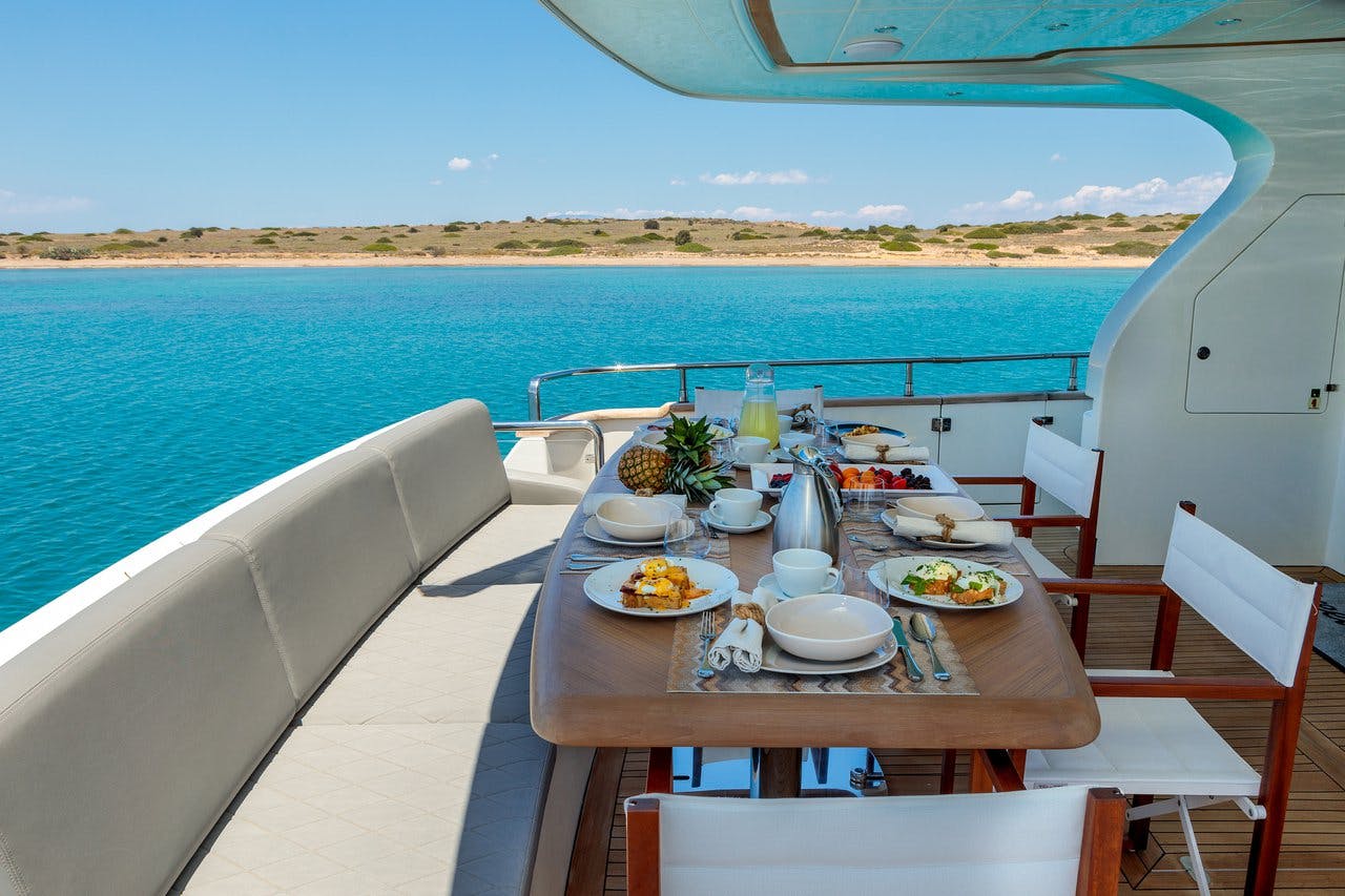 Book Alalunga 78 Luxury motor yacht for bareboat charter in Athens, Agios Kosmas marina, Athens area/Saronic/Peloponese, Greece with TripYacht!, picture 25