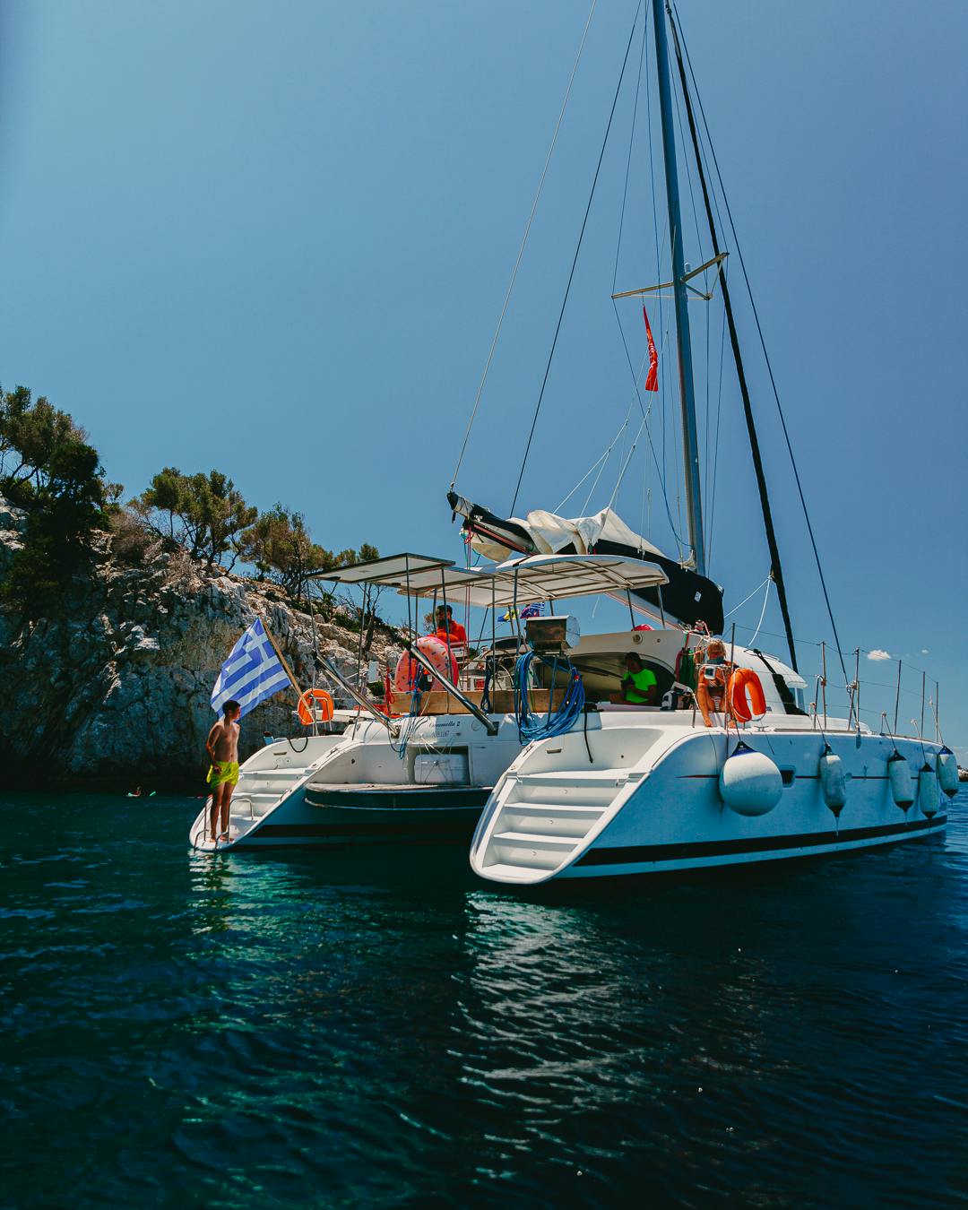 Book Lagoon 380 - 4 cab. Catamaran for bareboat charter in Nikiti, Northern Greece/Aegean, Greece with TripYacht!, picture 3