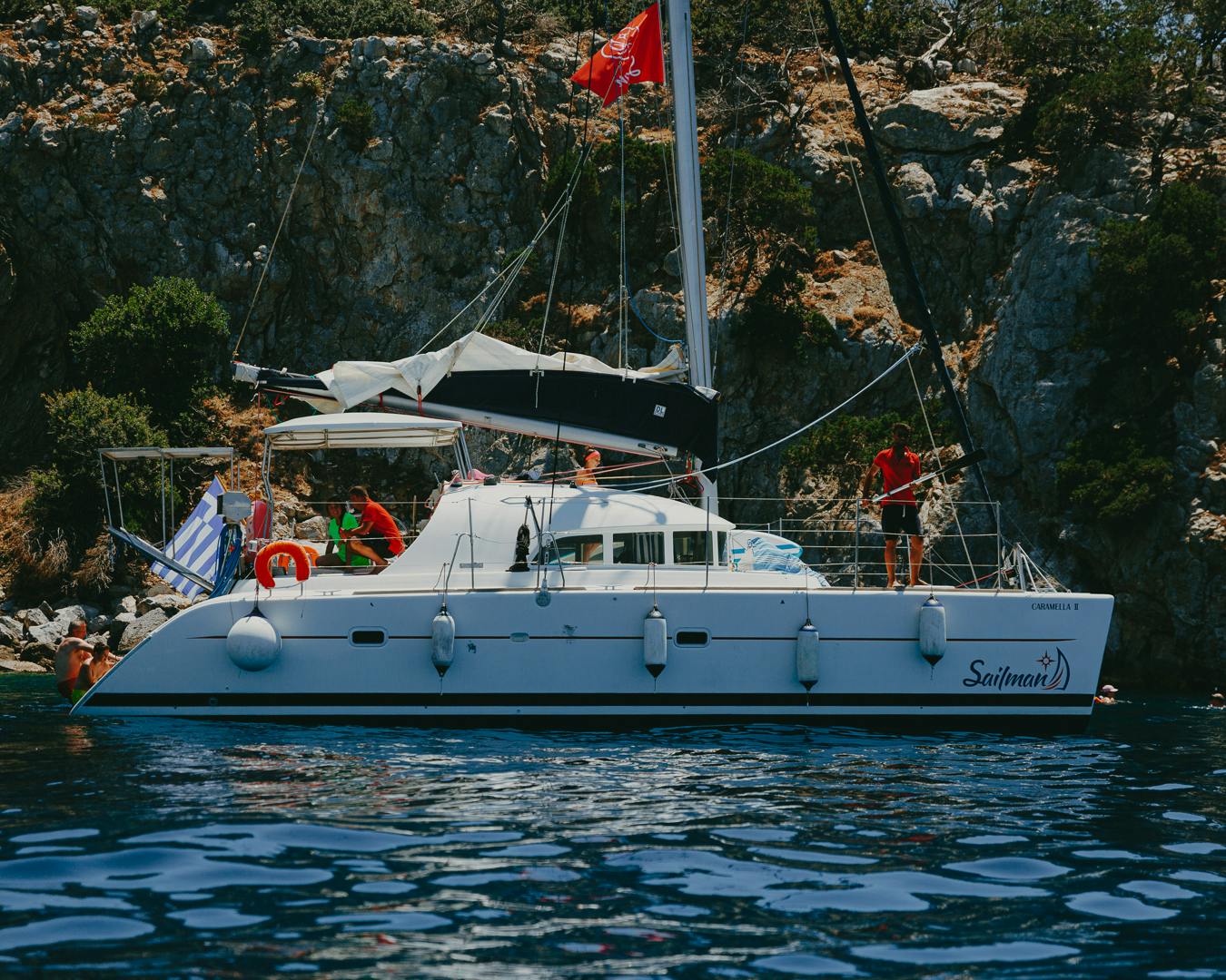 Book Lagoon 380 - 4 cab. Catamaran for bareboat charter in Nikiti, Northern Greece/Aegean, Greece with TripYacht!, picture 1