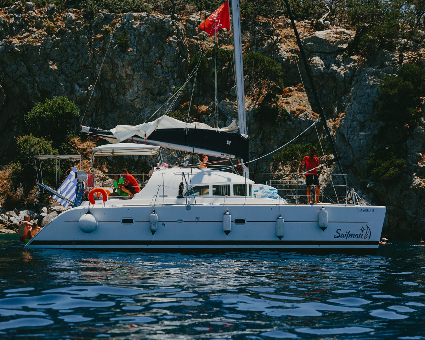 Book Lagoon 380 - 4 cab. Catamaran for bareboat charter in Nikiti, Northern Greece/Aegean, Greece with TripYacht!, picture 1