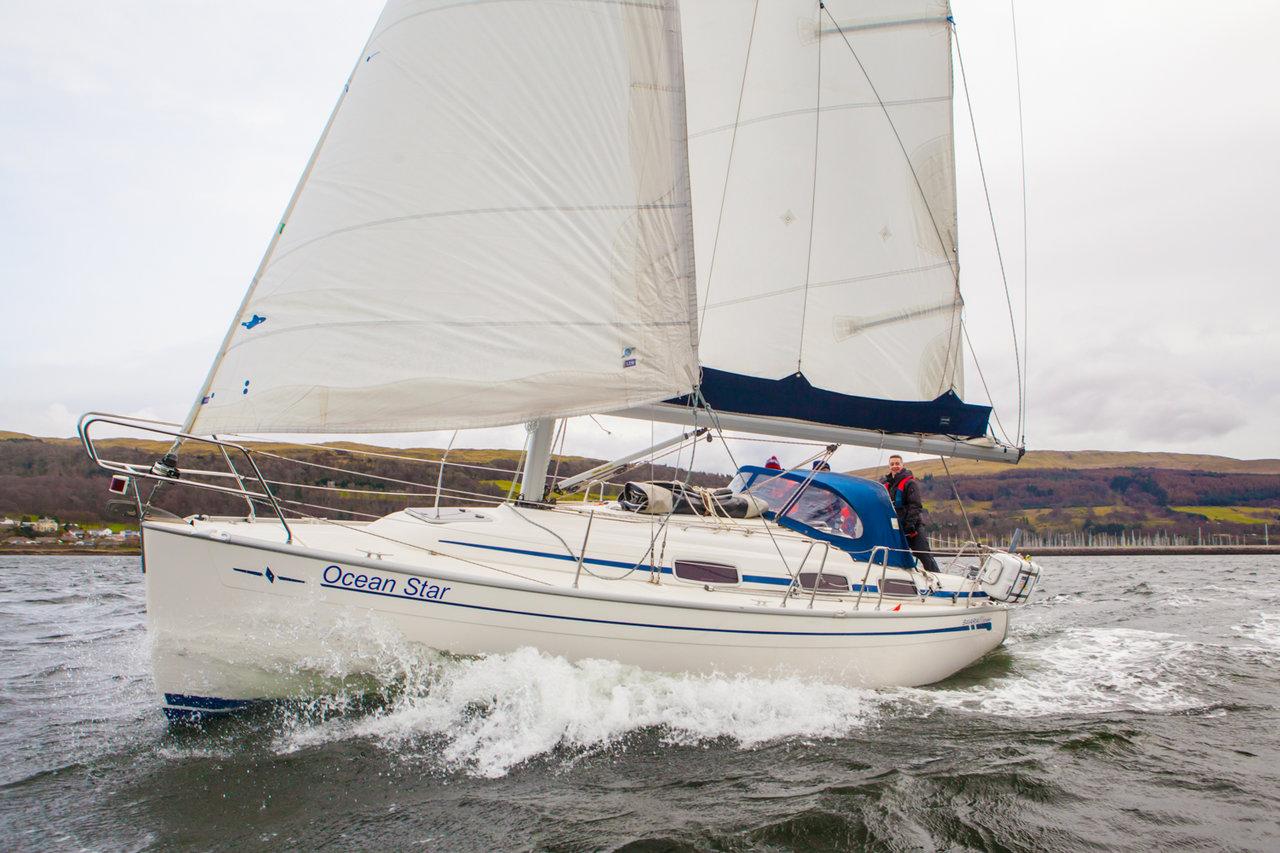 Book Bavaria 30 Sailing yacht for bareboat charter in Largs Yacht Haven, North Ayrshire, Scotland, UK  with TripYacht!, picture 1