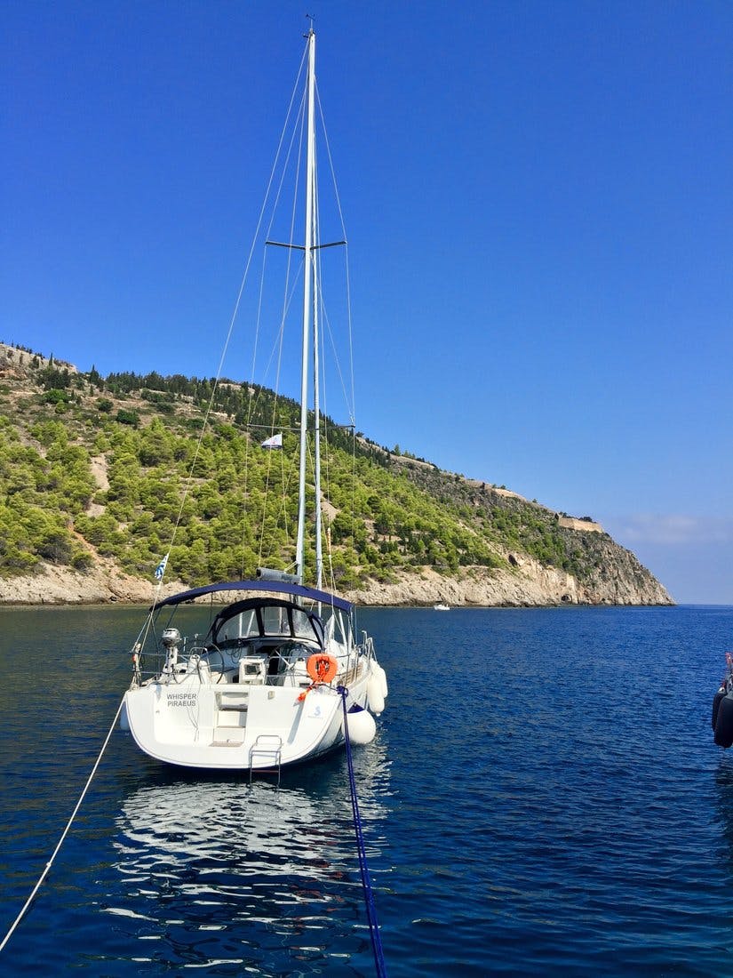 Book Oceanis 43 Sailing yacht for bareboat charter in Athens, Alimos marina, Athens area/Saronic/Peloponese, Greece with TripYacht!, picture 1