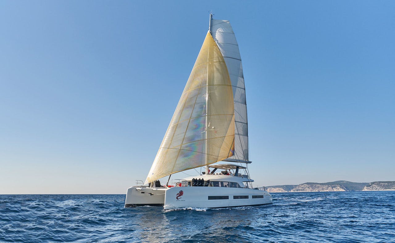 Book Lagoon 77 Catamaran for bareboat charter in Marina Kastela, Split region, Croatia with TripYacht!, picture 1