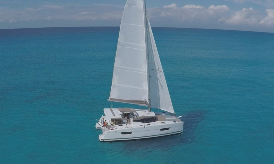 Book Fountaine Pajot Lucia 40 Catamaran for bareboat charter in Olbia, Sardinia, Italy with TripYacht!, picture 1