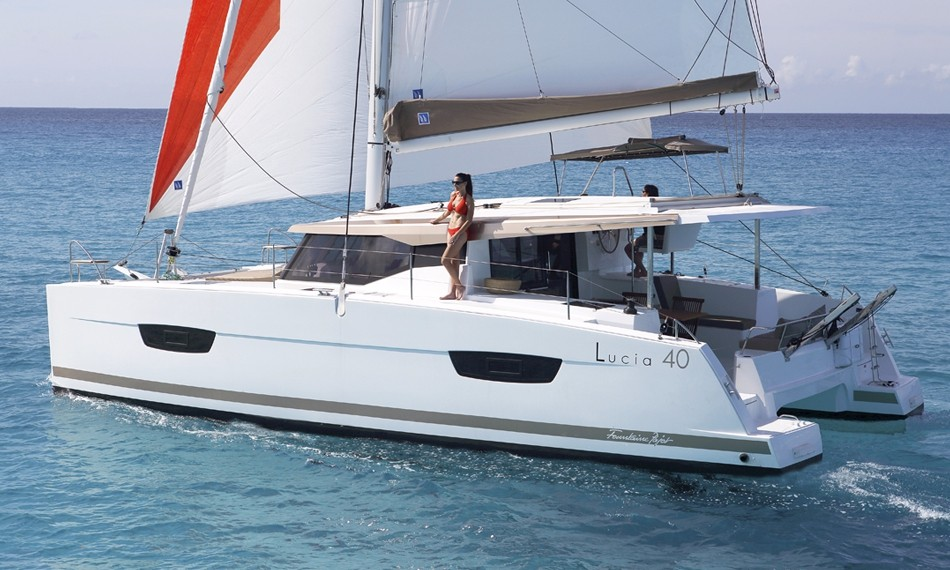 Book Fountaine Pajot Lucia 40 Catamaran for bareboat charter in Olbia, Sardinia, Italy with TripYacht!, picture 4
