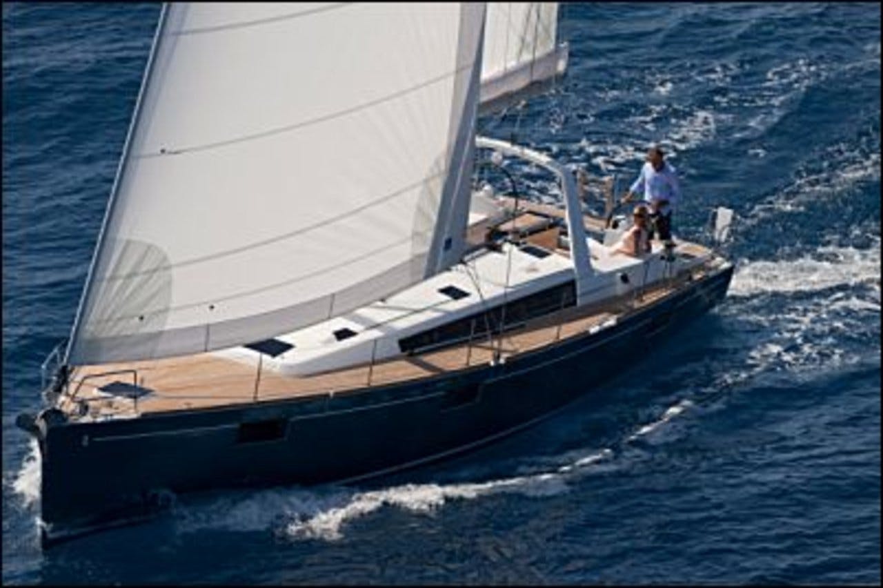 Book Oceanis 48 - 5 cab. Sailing yacht for bareboat charter in Corfu, Gouvia Marina, Ionian Islands, Greece with TripYacht!, picture 3