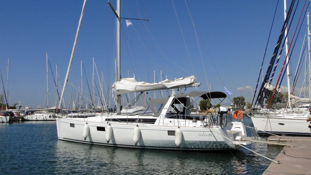 Book Oceanis 48 - 5 cab. Sailing yacht for bareboat charter in Corfu, Gouvia Marina, Ionian Islands, Greece with TripYacht!, picture 4