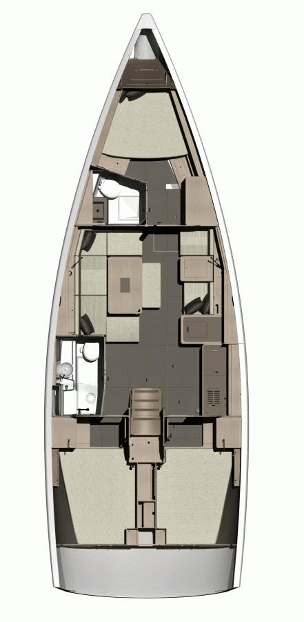 Book Dufour 412 GL Sailing yacht for bareboat charter in Corsica, Ajaccio, Port Tino Rossi, Corsica, France with TripYacht!, picture 2