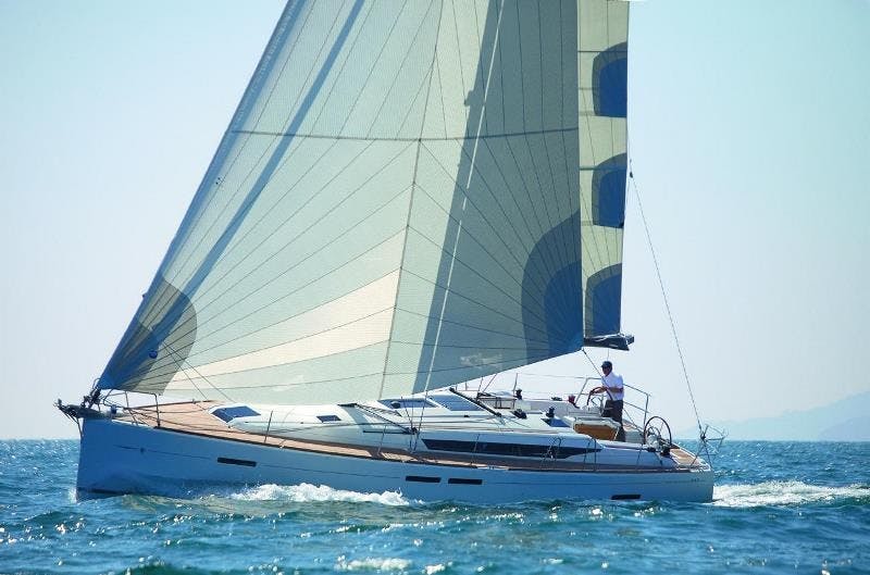 Book Sun Odyssey 449 Sailing yacht for bareboat charter in Athens, Alimos marina, Athens area/Saronic/Peloponese, Greece with TripYacht!, picture 1