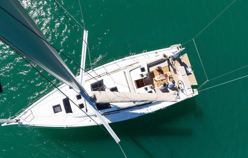 Book Dufour 430 GL Sailing yacht for bareboat charter in Cote D'Azur, Port Pin Rolland, Provence-Alpes-Côte d'Azur, France with TripYacht!, picture 10
