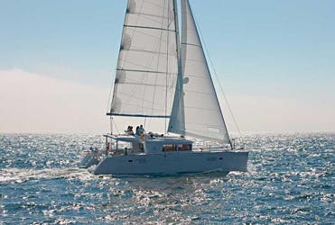 Book Lagoon 450 F - 4 + 2 cab. Catamaran for bareboat charter in Placencia, Roberts Grove Marina, Belize with TripYacht!, picture 1