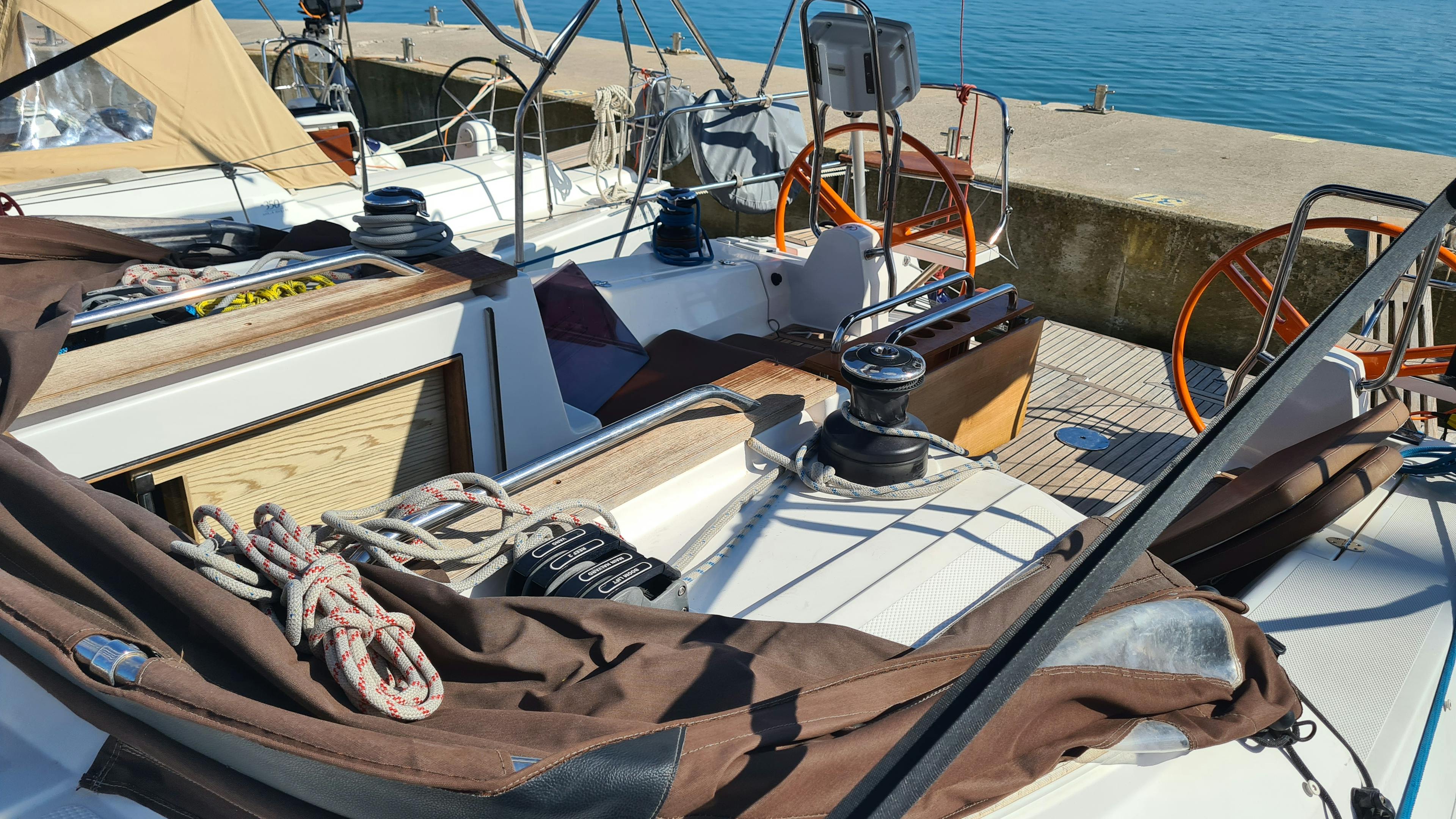 Book Elan Impression 40 Sailing yacht for bareboat charter in Pula, ACI Marina Pomer, Istra, Croatia with TripYacht!, picture 9