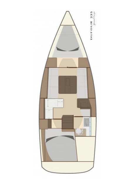 Book Dufour 335 GL Sailing yacht for bareboat charter in Marina Kremik, Primosten, Šibenik region, Croatia with TripYacht!, picture 2