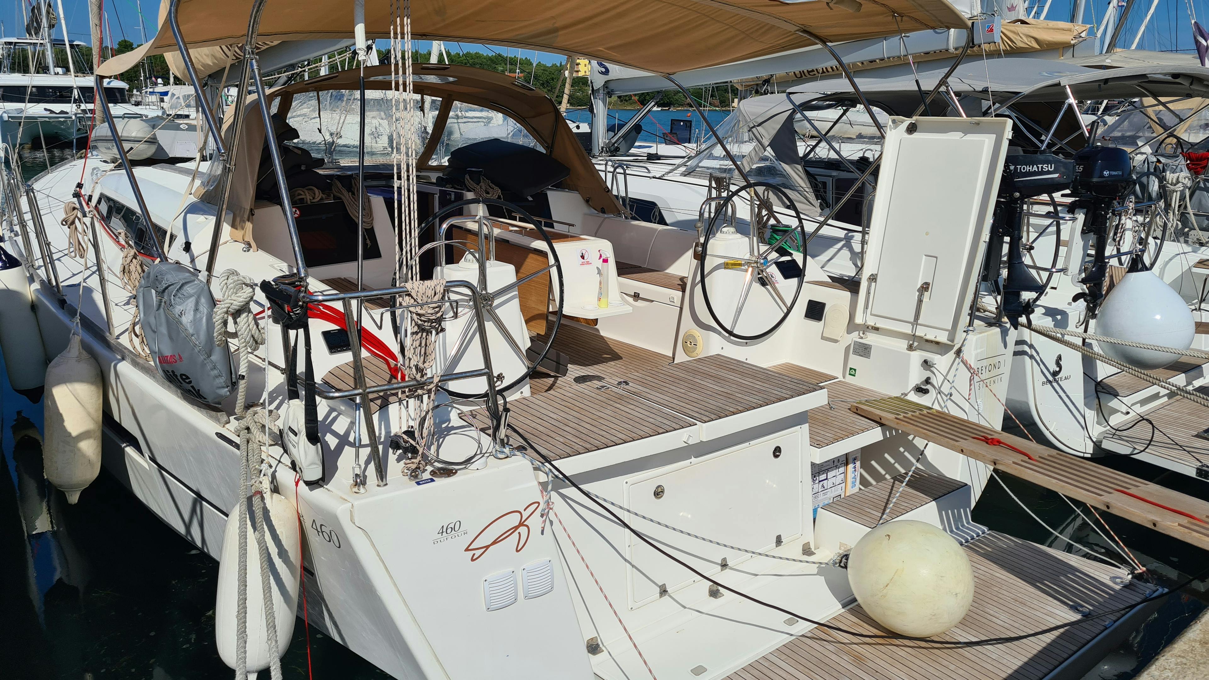 Book Dufour 460 GL - 3 cab. Sailing yacht for bareboat charter in Pula, ACI Marina Pomer, Istra, Croatia with TripYacht!, picture 3