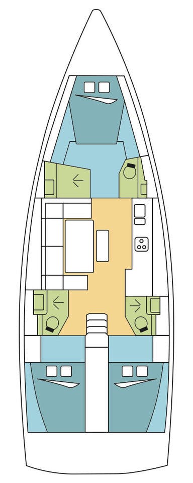 Book Dufour 460 GL - 3 cab. Sailing yacht for bareboat charter in Pula, ACI Marina Pomer, Istra, Croatia with TripYacht!, picture 2