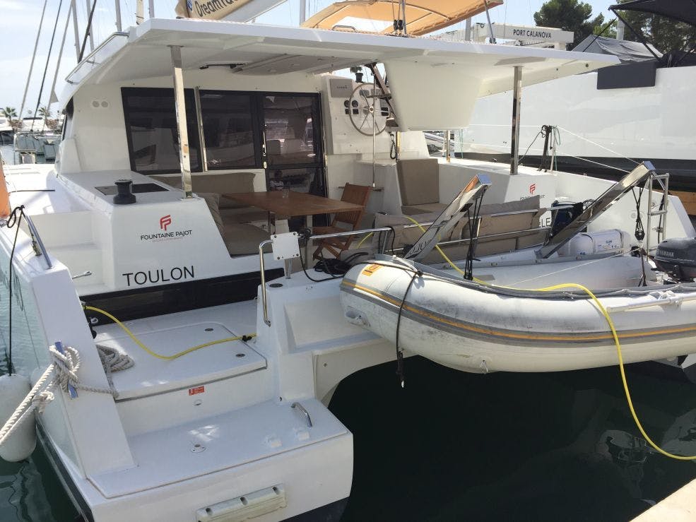 Book Fountaine Pajot Lucia 40 Catamaran for bareboat charter in Cote D'Azur, Port Pin Rolland, Provence-Alpes-Côte d'Azur, France with TripYacht!, picture 3