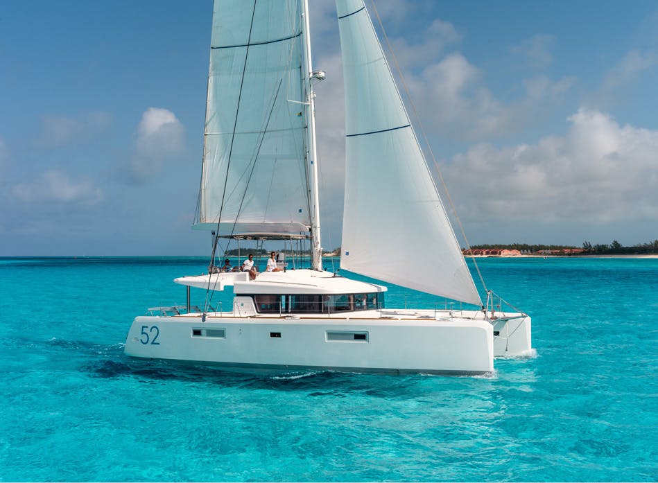 Book Lagoon 52 F - 6 + 2 cab. Catamaran for bareboat charter in Olbia, Sardinia, Italy with TripYacht!, picture 1