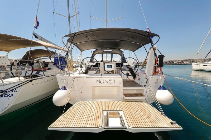 Book Dufour 390 GL Sailing yacht for bareboat charter in Marina Kornati, Biograd, Zadar region, Croatia with TripYacht!, picture 1