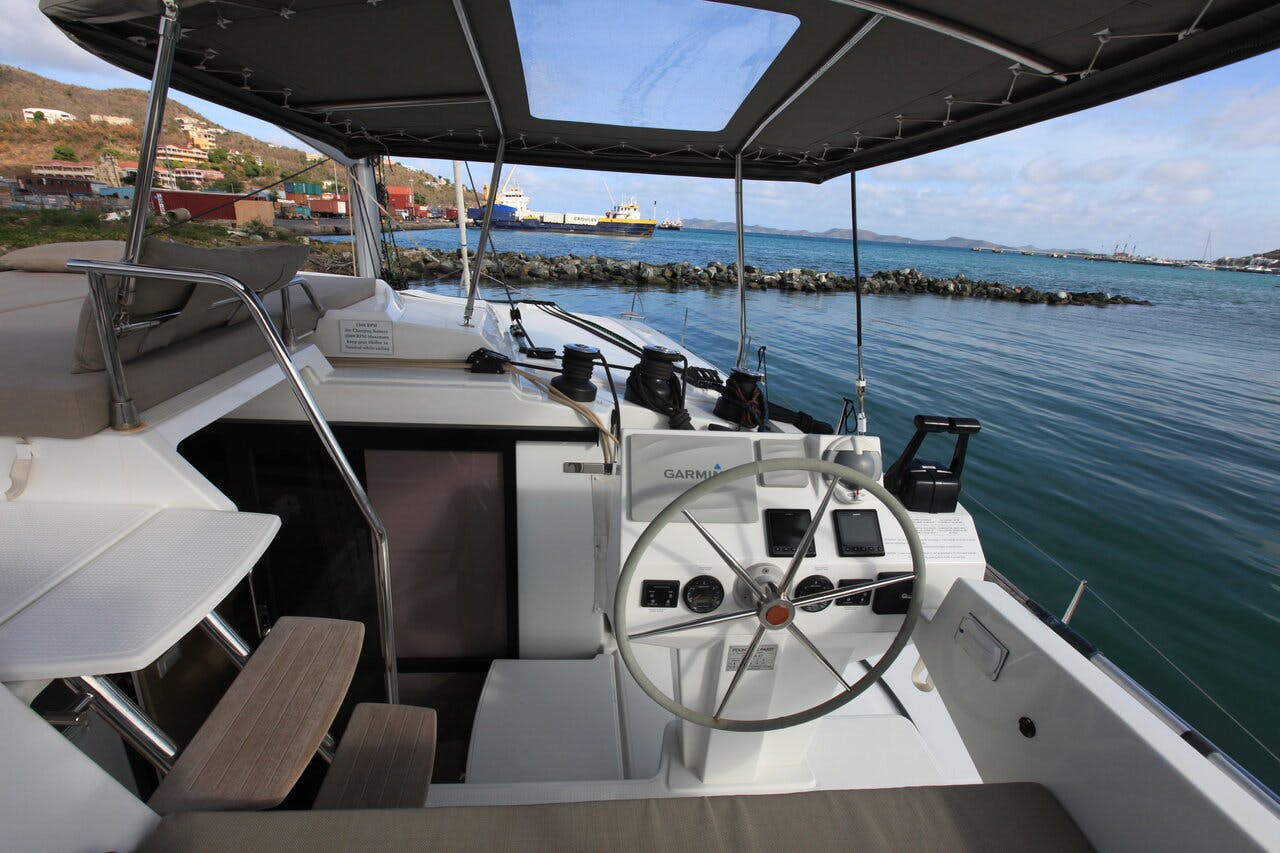 Book Fountaine Pajot Saona 47 Quintet - 5 + 1 cab. Catamaran for bareboat charter in Ritter House Marina, Tortola, British Virgin Islands with TripYacht!, picture 6