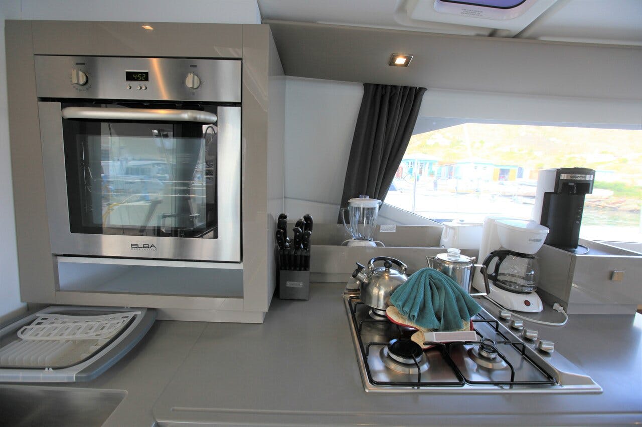 Book Fountaine Pajot Saona 47 Quintet - 5 + 1 cab. Catamaran for bareboat charter in Ritter House Marina, Tortola, British Virgin Islands with TripYacht!, picture 11