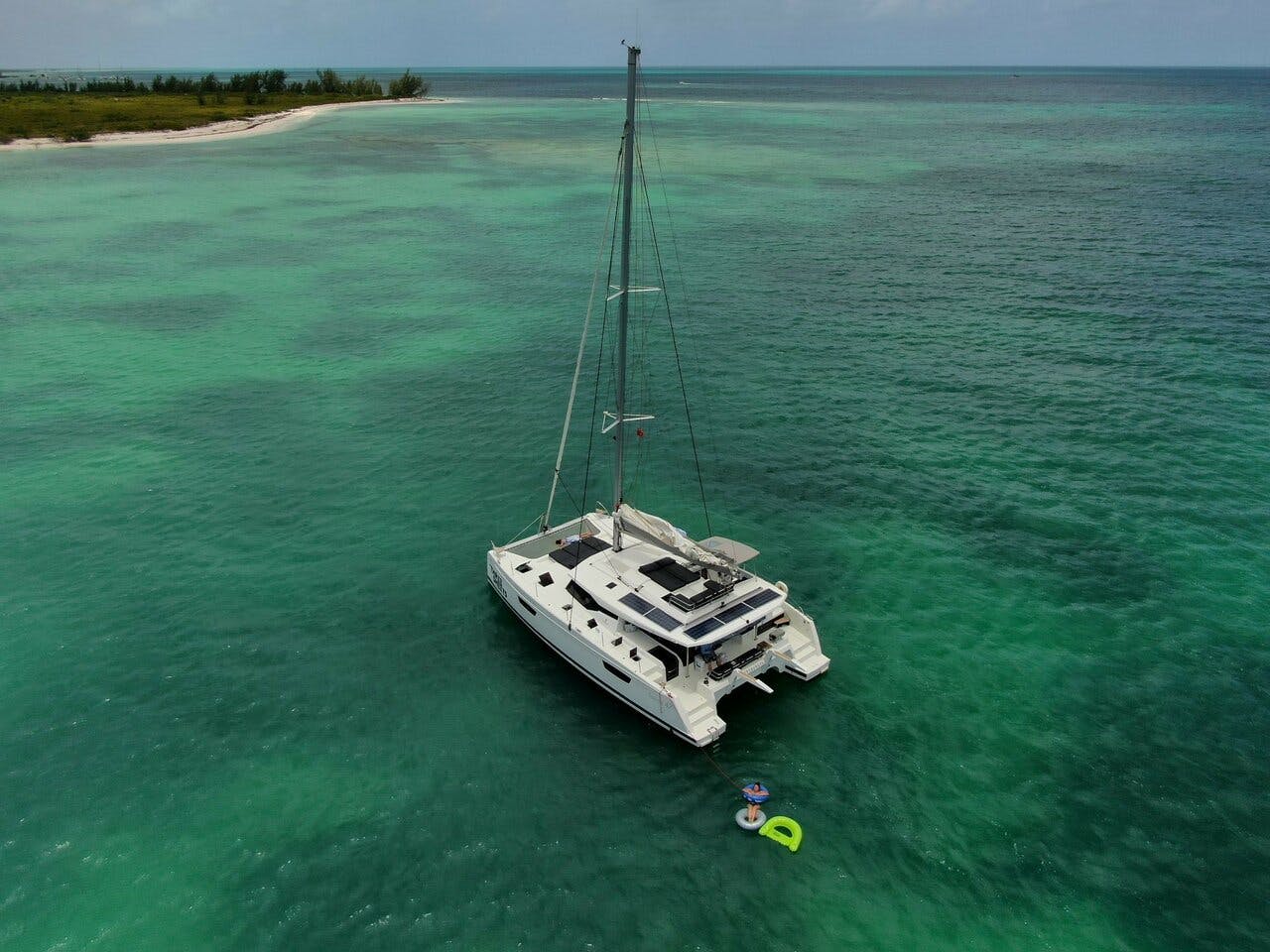 Book Fountaine Pajot Saona 47 Quintet - 5 + 1 cab. Catamaran for bareboat charter in Ritter House Marina, Tortola, British Virgin Islands with TripYacht!, picture 1