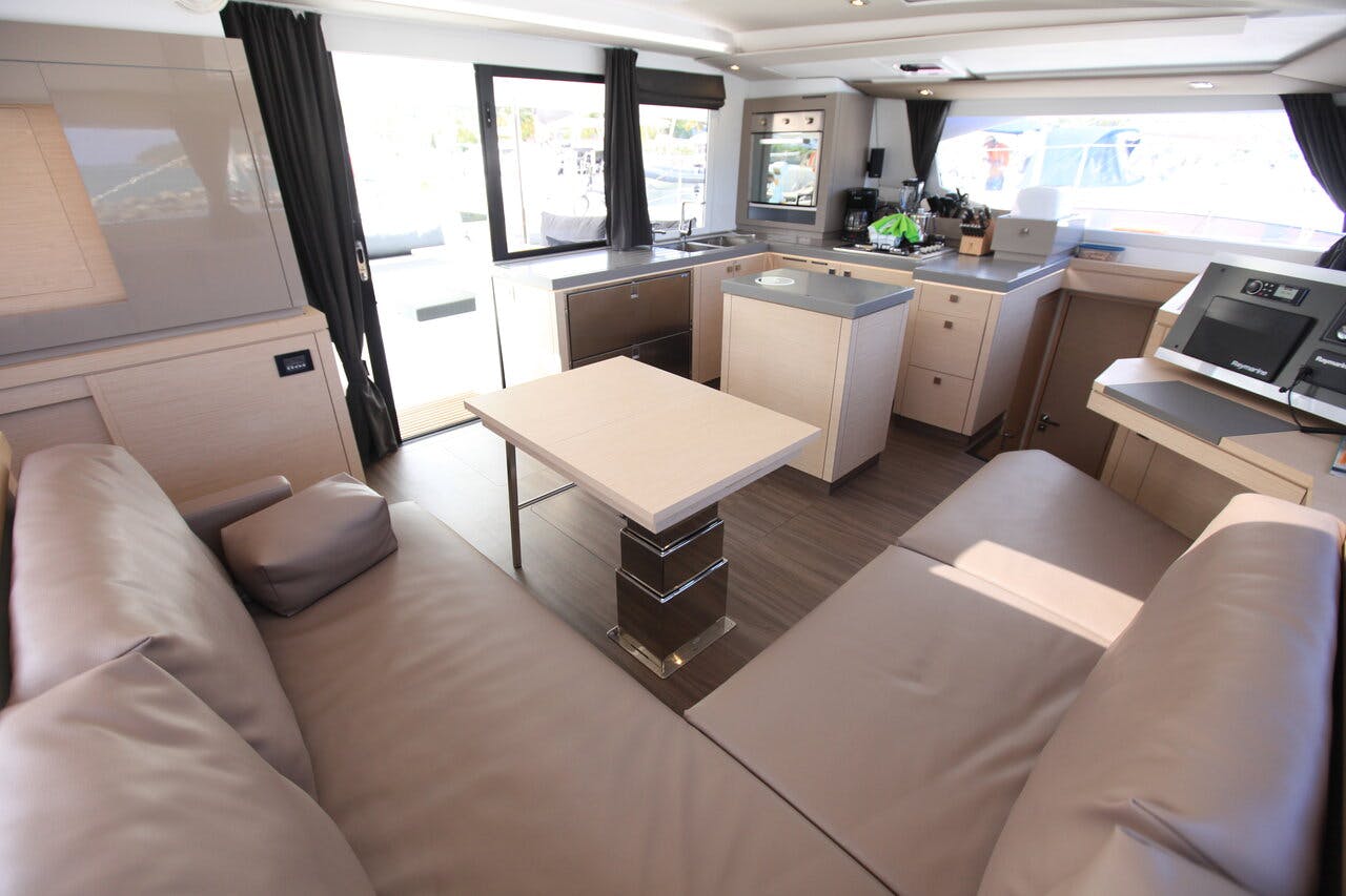 Book Fountaine Pajot Saona 47 Quintet - 5 + 1 cab. Catamaran for bareboat charter in Ritter House Marina, Tortola, British Virgin Islands with TripYacht!, picture 13