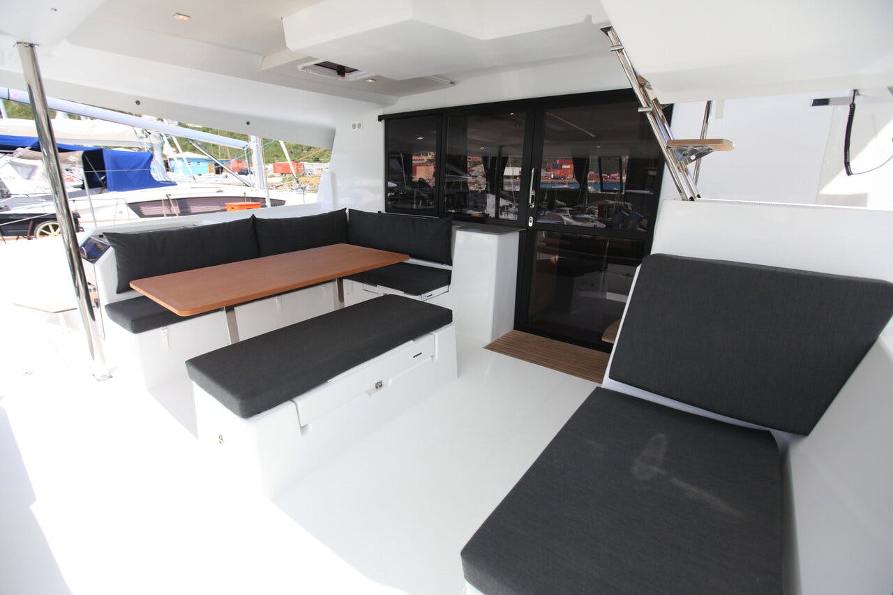 Book Fountaine Pajot Saona 47 Quintet - 5 + 1 cab. Catamaran for bareboat charter in Ritter House Marina, Tortola, British Virgin Islands with TripYacht!, picture 11