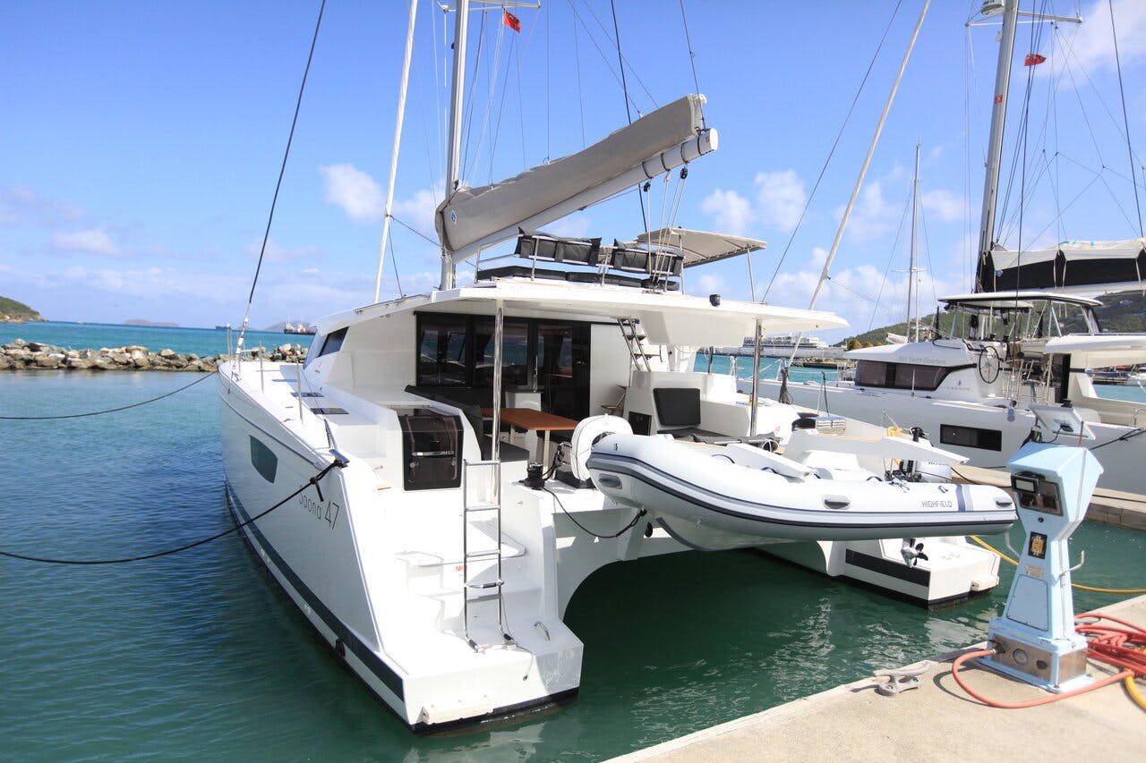 Book Fountaine Pajot Saona 47 Quintet - 5 + 1 cab. Catamaran for bareboat charter in Ritter House Marina, Tortola, British Virgin Islands with TripYacht!, picture 4
